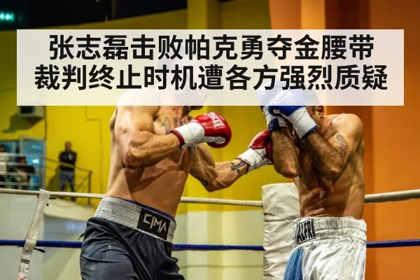 张志磊击败帕克勇夺金腰带 裁判终止时机遭各方强烈质疑